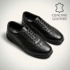 909 Black Мъжки обувки от естествена кожа