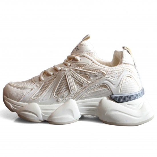 A-053-41 Beige Дамски маратонки