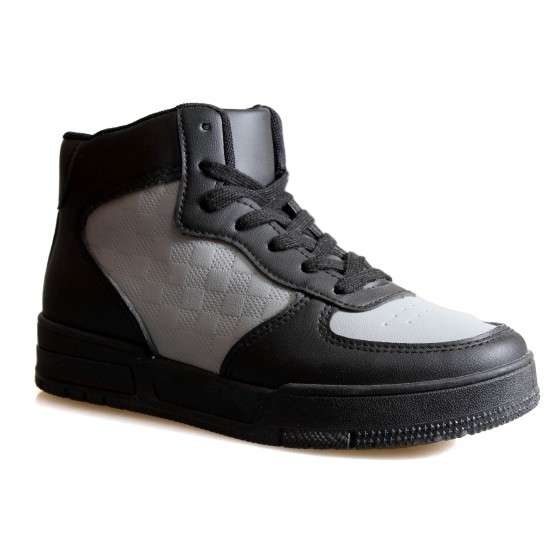 A-066 Grey/Black Дамски кецове
