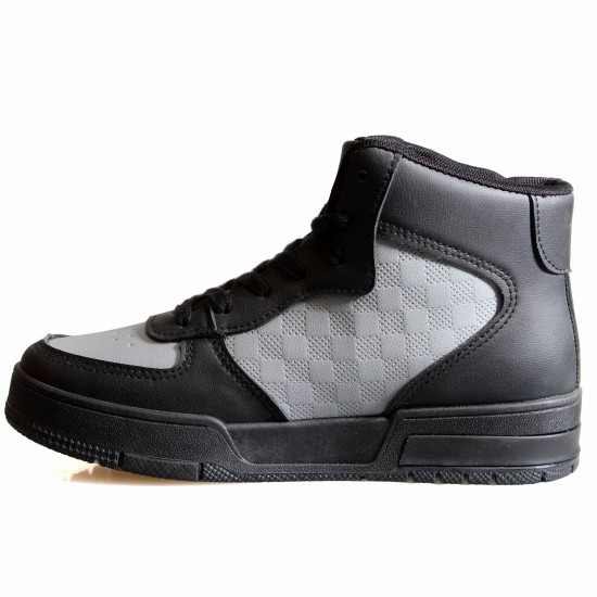 A-066 Grey/Black Дамски кецове
