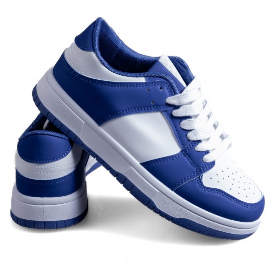 A-098-4 White/Blue Юношески маратонки