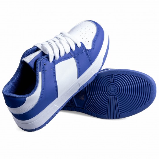 A-098-4 White/Blue Юношески маратонки