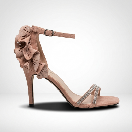 A01809-41 Pink Дамски сандали на токчета
