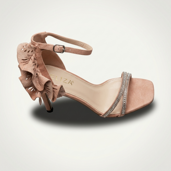 A01809-41 Pink Дамски сандали на токчета