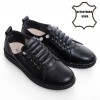 A2055-1 Black Дамски обувки от естествена кожа