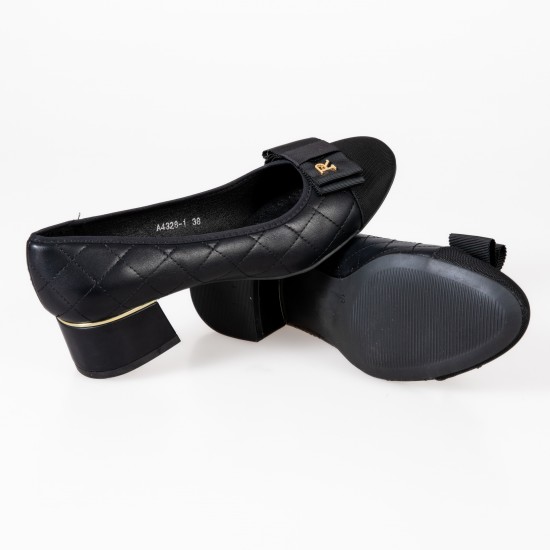 A4328-1 Black Дамски обувки на токчета