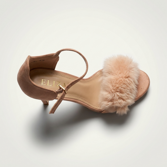 AJ873-49 PINK Дамски сандали на токчета