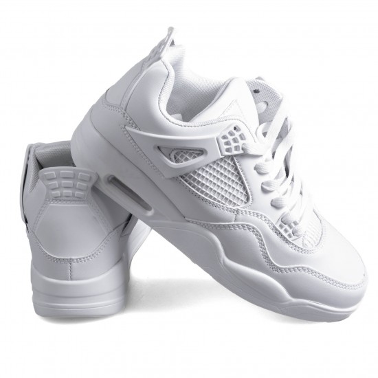 B1822 ALLWhite Юношески маратонки