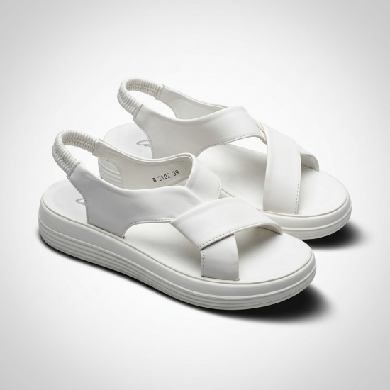 B2102 White Дамски сандали