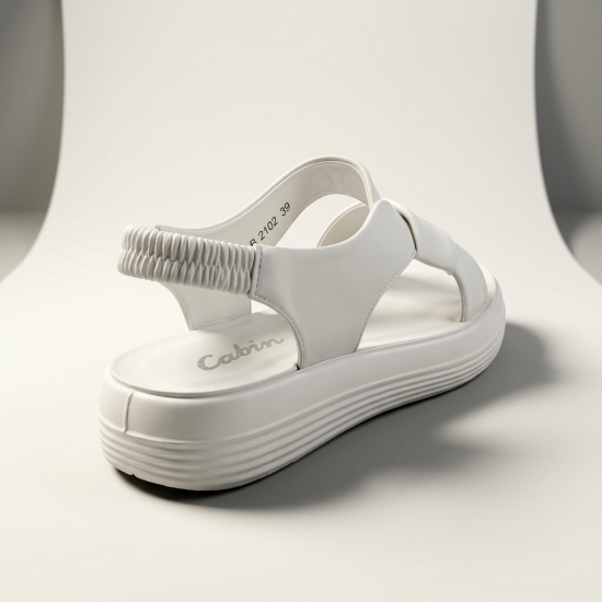 B2102 White Дамски сандали