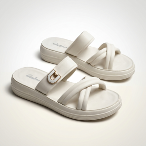 B2120 White Дамски чехли