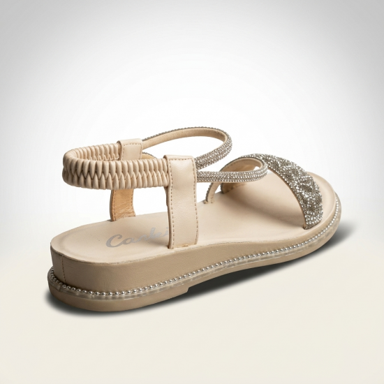B289 Beige Дамски сандали