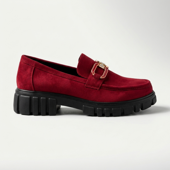 B296 Wine Red Дамски обувки