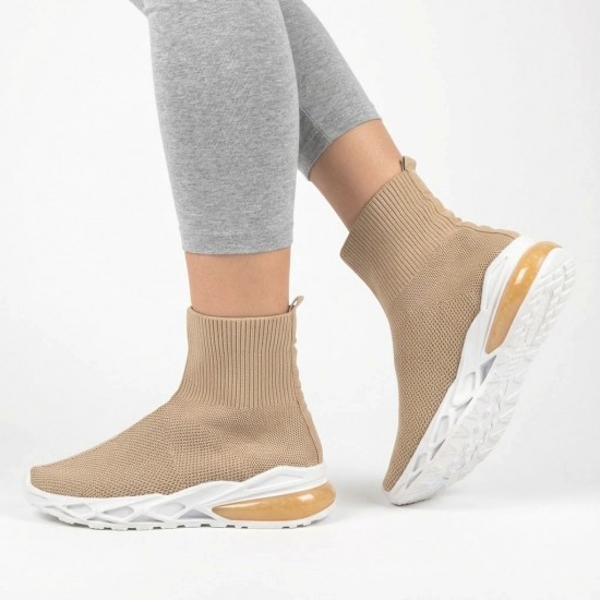 D218 Beige Дамски маратонки