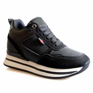 D2272-1 Black Дамски маратонки