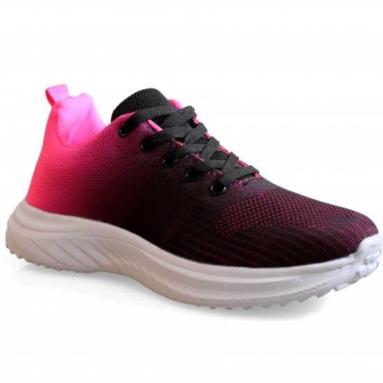 D2287-4 Pink/Black Дамски маратонки