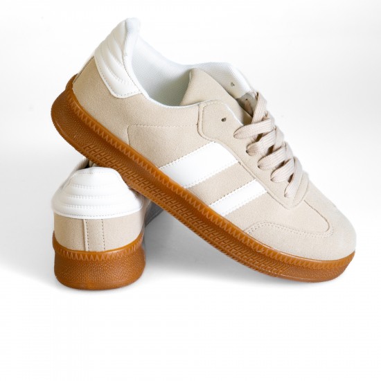 D2406-3 Beige Дамски маратонки