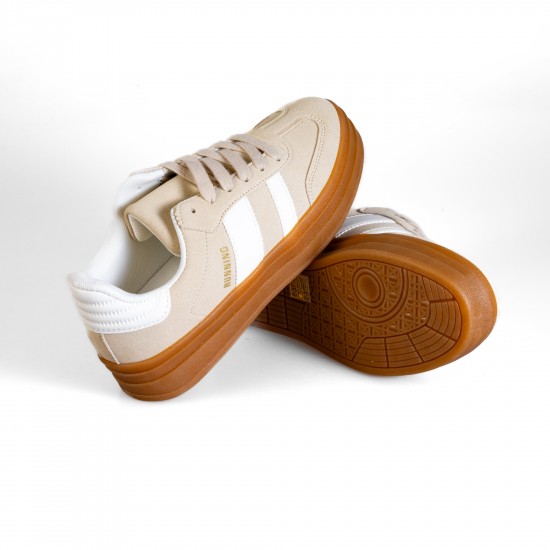D2426-2 Beige Дамски маратонки
