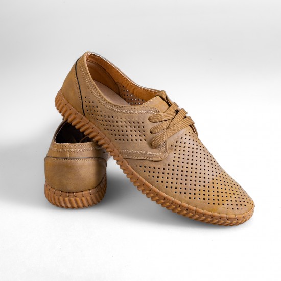 E9618-2 Brown Мъжки летни обувки
