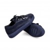 G-20 Black/Navy Дамски кецове от естествена кожа