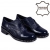 G-39 Dark Blue Дамски обувки от естествена кожа