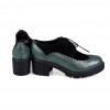 G-4 Green/Black Дамски обувки от естествена кожа