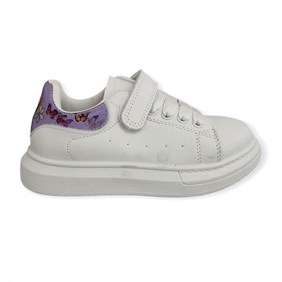 JK-601-2 White/Purple Детски маратонки