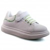 JK-605-7 White/Green Детски маратонки