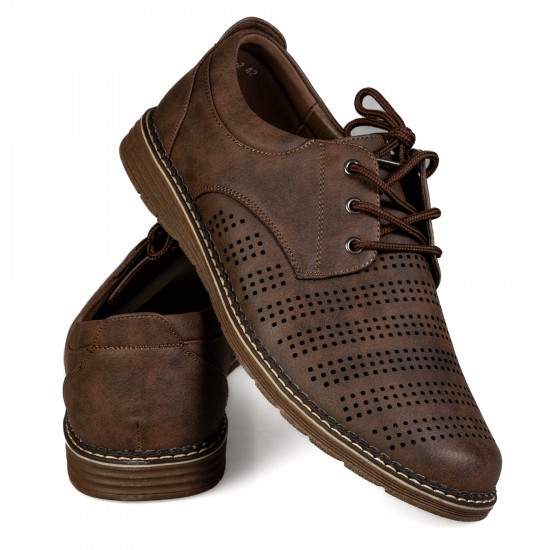 L5017-2 Brown Мъжки летни обувки