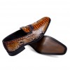 M-91 Black/Brown Мъжки официални обувки от естествена кожа
