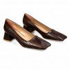 M09025-2 Brown Дамски обувки на токчета