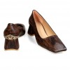 M09025-2 Brown Дамски обувки на токчета
