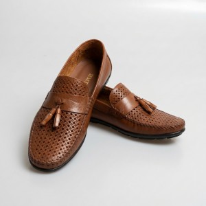 MK225 Brown Мъжки обувки от естествена кожа