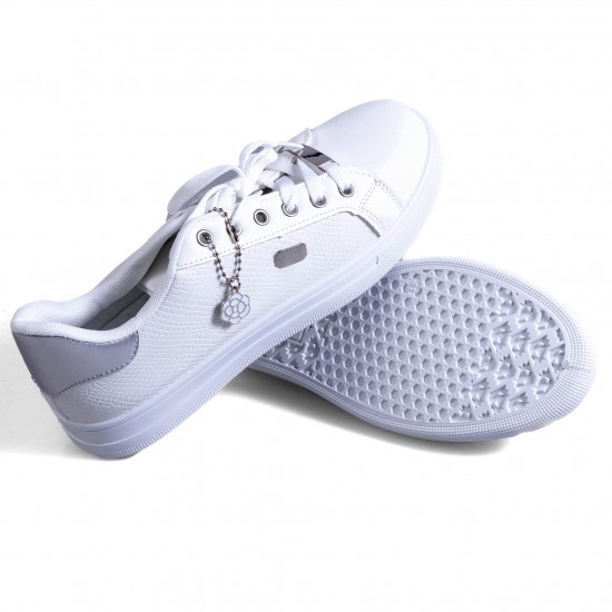 OX-2039-5 White/Silver Дамски кецове