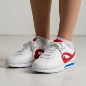 OX20019 White/Red Дамски маратонки