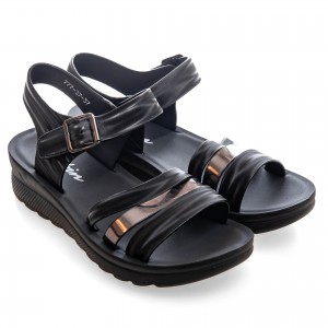 PU-777-37 Black Дамски сандали