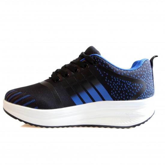 R024-3 Black/Blue Дамски маратонки