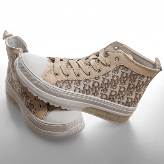 XZL202 Beige Дамски кецове