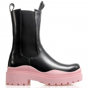 0332-1 Black/Pink Дамски боти