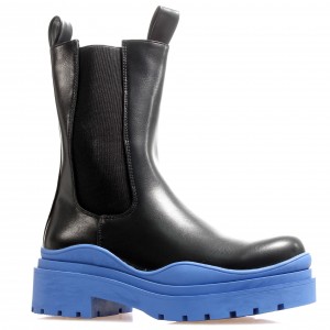 0332-2 Black/Blue Дамски боти