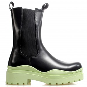0332-3 Black/Green Дамски боти