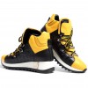 133-2059 Black/Yellow Дамски кецове от естествена кожа