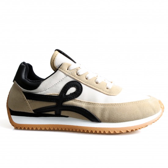 2132-1 Beige/Black Дамски маратонки
