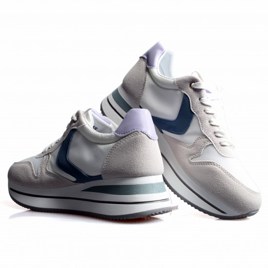2145-2 White/Blue Дамски маратонки