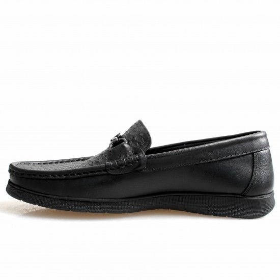 Mk102 Black Мъжки обувки от естествена кожа