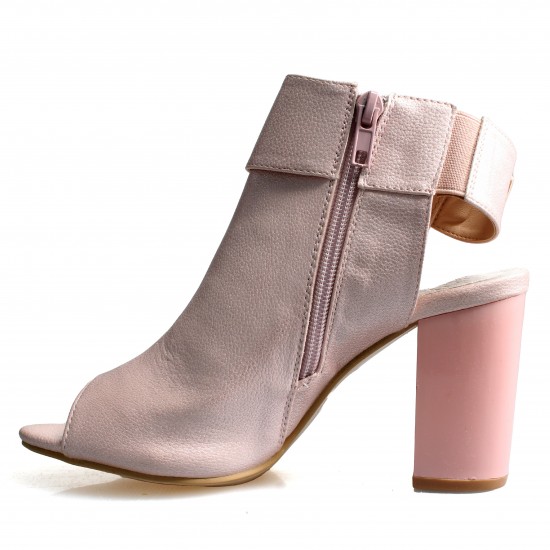 2503-1 Pink Дамски сандали на токчета