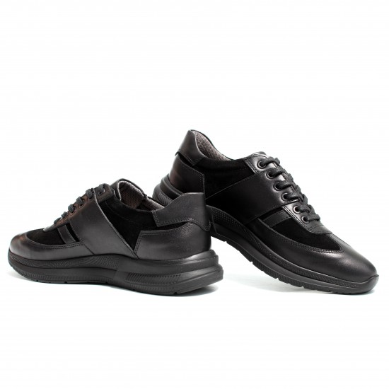 5031 Black Мъжки обувки от естествена кожа
