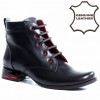 568-049 Black Дамски боти от естествена кожа