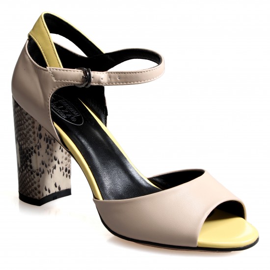 C1200-P625 Beige/Yellow Дамски сандали