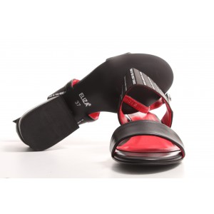 C553-C216 black/red Дамски сандали